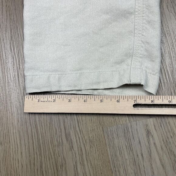 Tommy Bahama Pants Mens 33 Beige Silk Linen Blend Cargo Pockets Lightweight - Picture 12 of 13